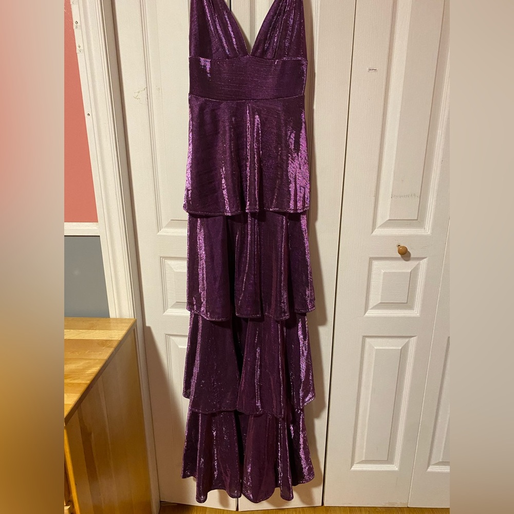 Shimmery purple dress